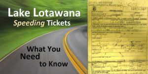 Lake Lotawana Speeding Tickets:  What You Need to Know